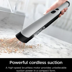 Shark WANDVAC Lightweight Cordless Hand Vacuum With Charging Dock, Silver, Total Qty 1