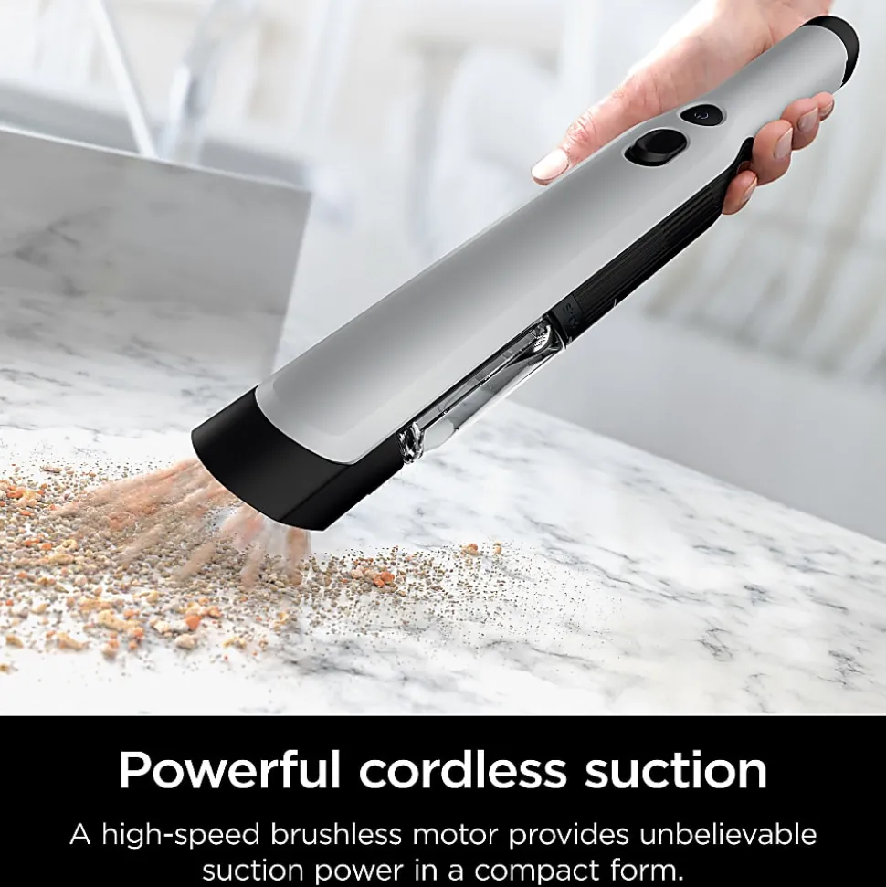 Shark WANDVAC Lightweight Cordless Hand Vacuum With Charging Dock, Silver, Total Qty 1