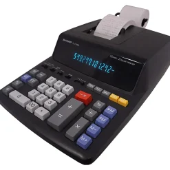 Sharp® EL-2196BL Printing Calculator, Black