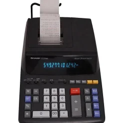 Sharp® EL-2196BL Printing Calculator, Black