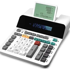 Sharp® EL-1901 Digital Printing Calculator, White