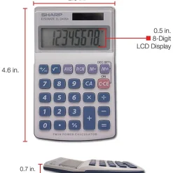 Sharp EL-240SAB Handheld Calculator