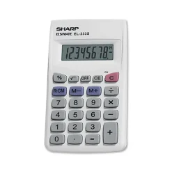 Sharp® EL-233SB Handheld Basic Calculator