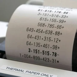 Sharp ELT3301 12-Digit Thermal Printing Calculator - 8.0 LPS - Backlit LCD - 15 mm Digit Size - AC Power - ELT3301