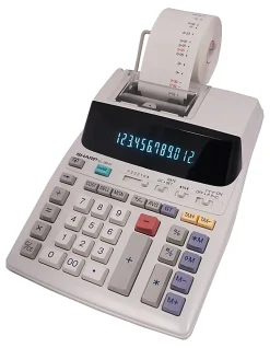 Sharp® EL-1801V 12-Digit Printing Calculator