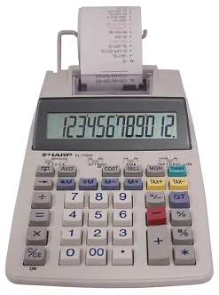 Sharp® EL-1750V Printing Calculator