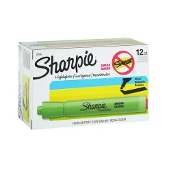 Sharpie® Accent® Highlighters, Fluorescent Green, Pack Of 12