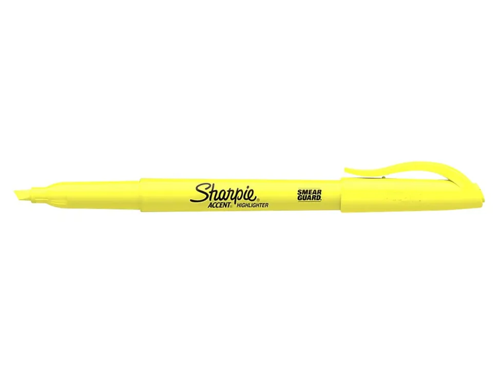 Sharpie® Accent® Pocket Highlighters, Chisel Tip, Assorted, Pack Of 12