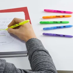 Sharpie® Accent® Pocket Highlighters, Chisel Tip, Assorted, Pack Of 12