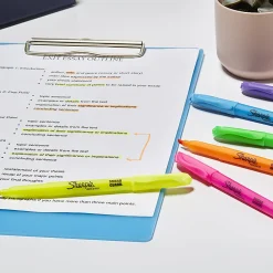 Sharpie® Accent® Pocket Highlighters, Assorted, Pack Of 4