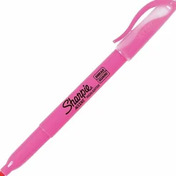 Sharpie® Accent® Pocket Highlighters, Fluorescent Pink, Box Of 12