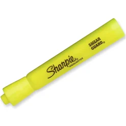 Sharpie® Accent® Tank Highlighters, Fluorescent Yellow, Pack Of 36