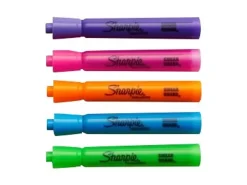 Sharpie® Accent® Tank-Style Highlighters, Chisel Tip,  Assorted Colors, Pack Of 12