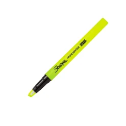 Sharpie® Clear View® Highlighter Stick, Chisel Point, Yellow, Pack Of 3
