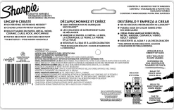 Sharpie Creative Markers, Earth Tones, Water-Based Acrylic Paint Markers, Fine Tip, 5 Count