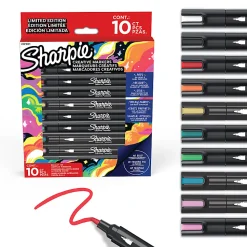 Sharpie Creative Marker, Water-Based Acrylic Marker, Bullet Tip 10ct Holiday Set