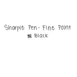 Sharpie® Fine-Point Pens, Fine Point, Black Barrels, Black Ink, Pack Of 12