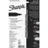 Sharpie® Fine Point Permanent Markers, Gray Barrel, Black Ink, Pack Of 5