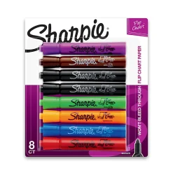 Sharpie® Flip Chart™ Markers, Assorted, Pack Of 8, 22480