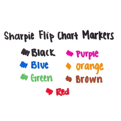 Sharpie® Flip Chart™ Markers, Assorted, Pack Of 8, 22480