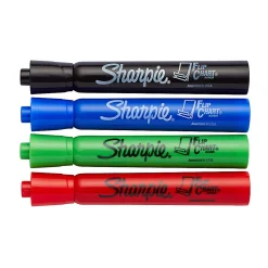 Sharpie® Flip Chart™ Markers, Bullet Point, Assorted Colors, Pack Of 4
