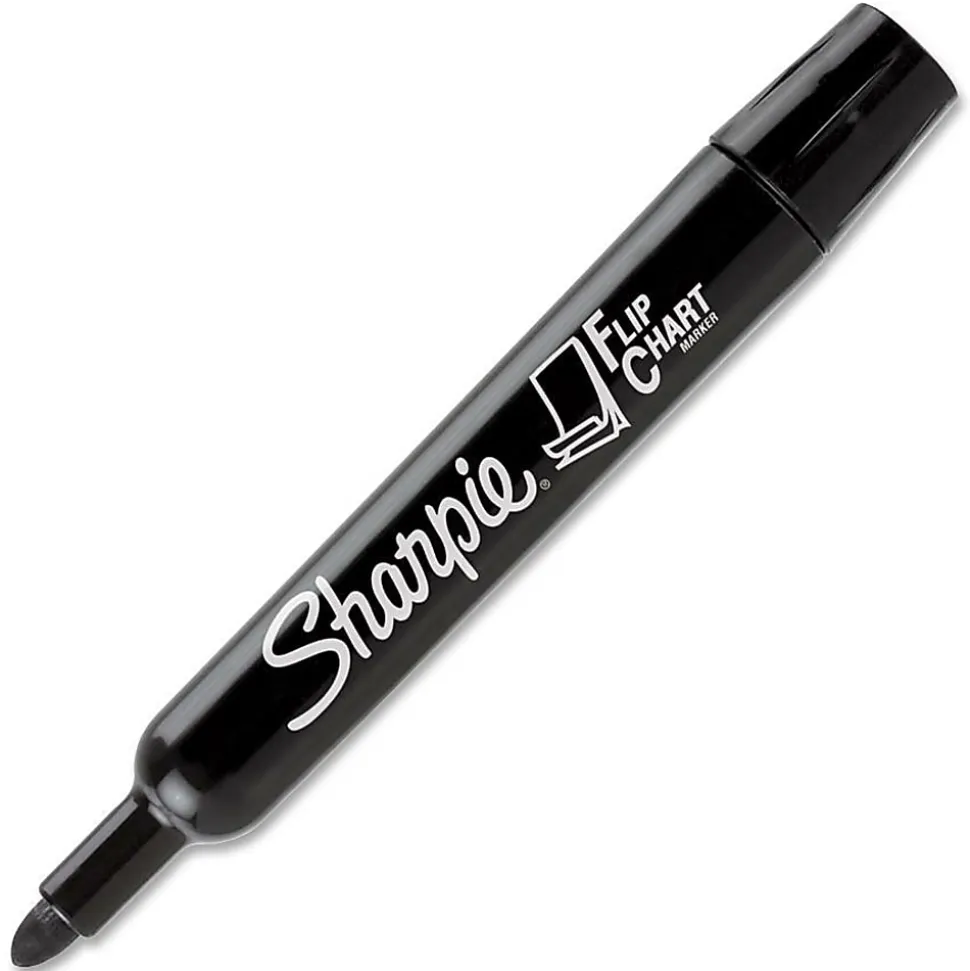 Sharpie® Flip Chart™ Markers, Bullet Point, Assorted Colors, Pack Of 4