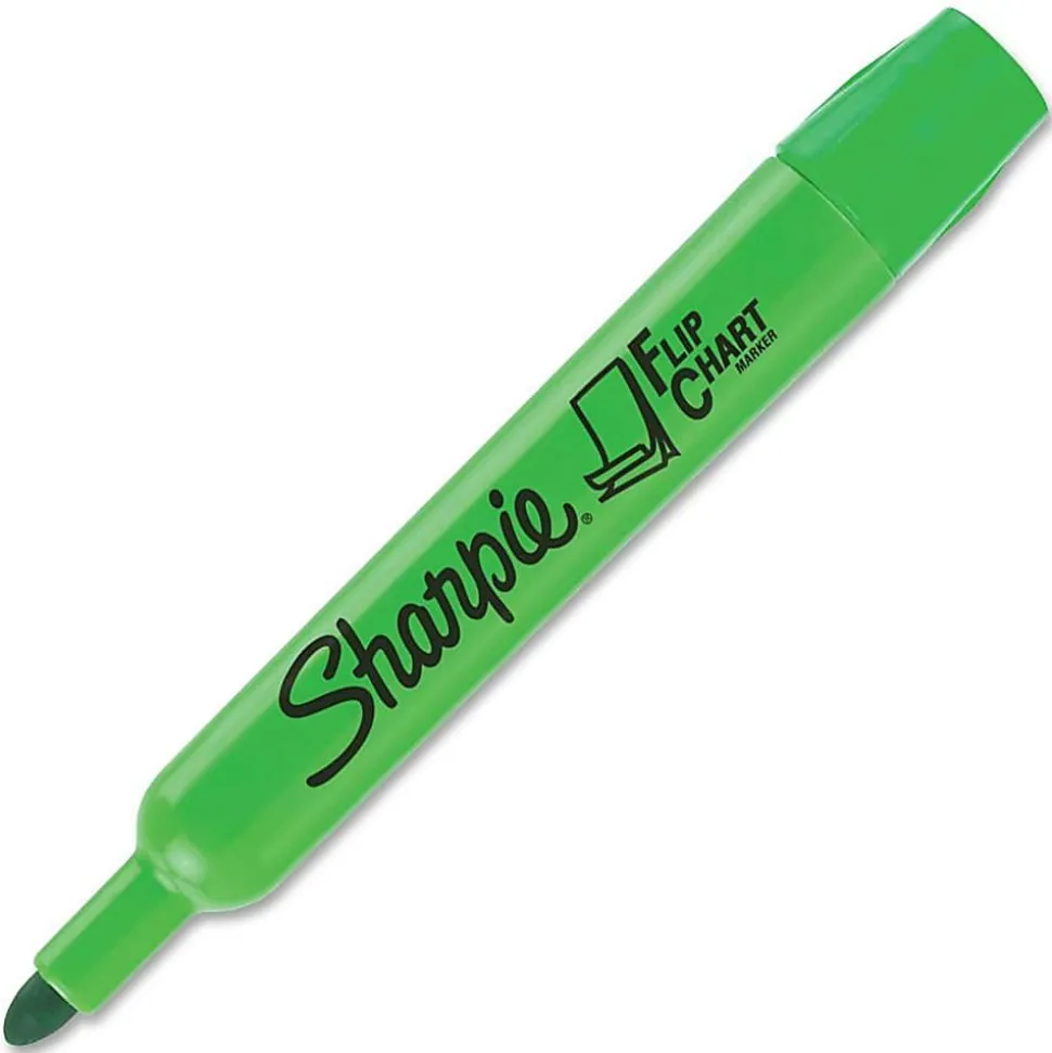 Sharpie® Flip Chart™ Markers, Bullet Point, Assorted Colors, Pack Of 4
