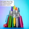 Sharpie® Glam Pop Permanent Markers, Fine Point, Assorted, Pack Of 24 Markers