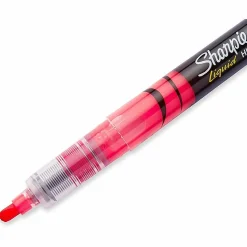 Sharpie® Liquid Highlighters, Chisel Tip, Fluorescent Pink, Box of 12