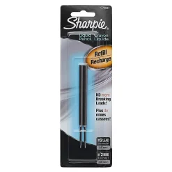 Sharpie® Liquid Pencil Refills, No. 2 Medium, 0.5 mm, Black, Pack Of 2