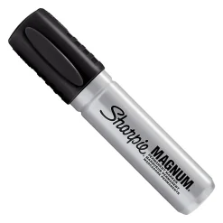 Sharpie Magnum Permanent Marker, Black, Carded Packaging