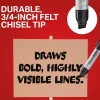 Sharpie® Magnum® Permanent Marker, Chisel Tip, Blue Ink,1 Marker