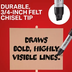 Sharpie® Magnum® Permanent Marker, Chisel Tip, Blue Ink,1 Marker