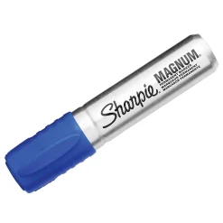 Sharpie® Magnum® Permanent Marker, Chisel Tip, Blue Ink,1 Marker