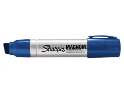 Sharpie® Magnum® Permanent Marker, Chisel Tip, Blue Ink,1 Marker