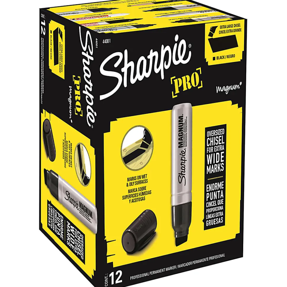 Sharpie® Magnum® Permanent Marker, Black, Unpackaged