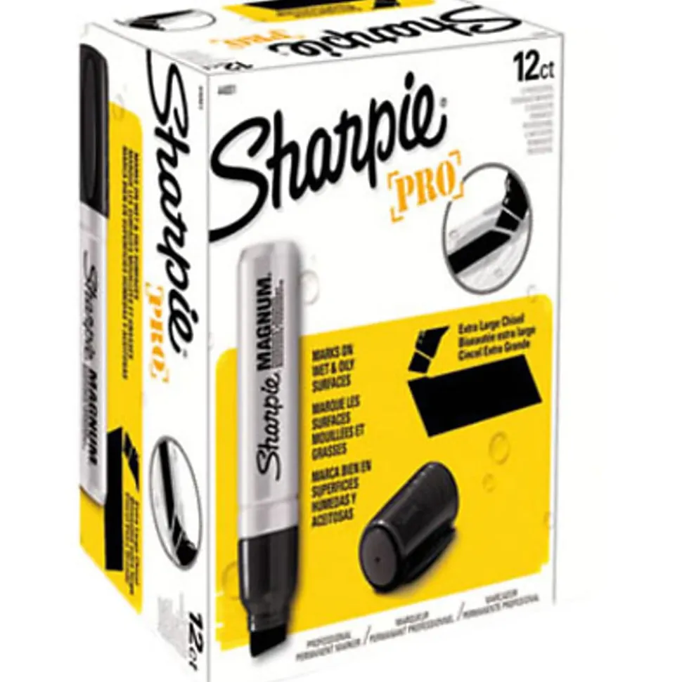 Sharpie® Magnum® Permanent Marker, Black, Unpackaged