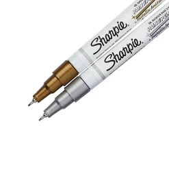Sharpie® Paint Markers, Extra-Fine Point, Assorted Colors, Pack Of 2