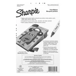 Sharpie® Paint Markers, Medium Point, Assorted Colors, Pack Of 5 Markers