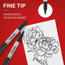 Sharpie® Permanent Fine-Point Marker, Black, 30051