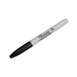 Sharpie® Permanent Fine-Point Marker, Black, 30001EA