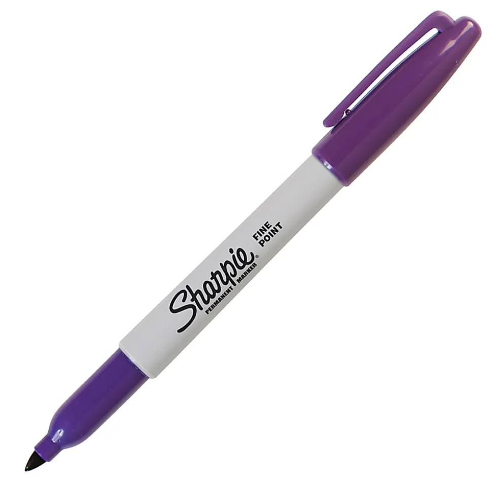 Sharpie® Permanent Fine-Point Marker, Purple, 30038