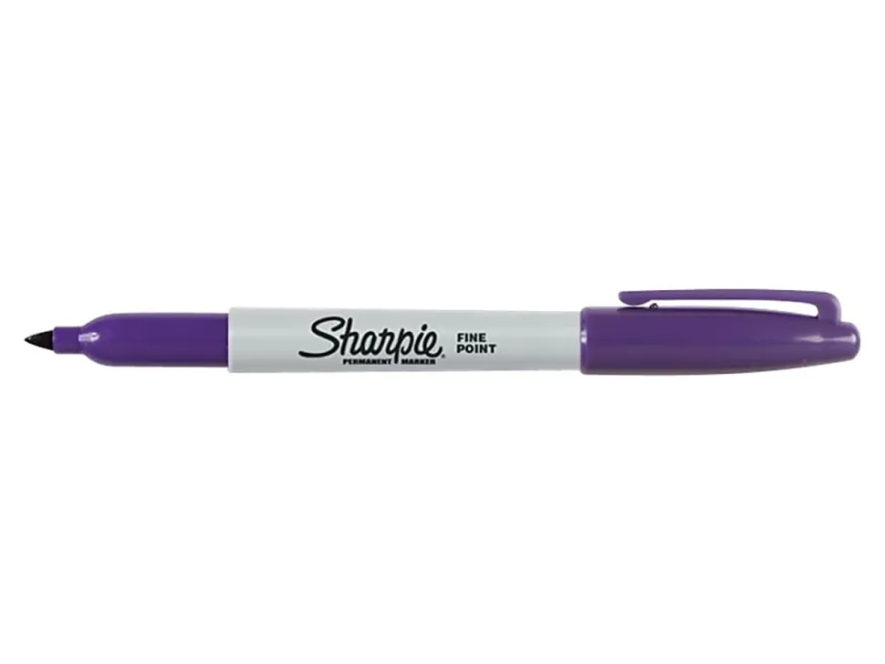 Sharpie® Permanent Fine-Point Marker, Purple, 30038