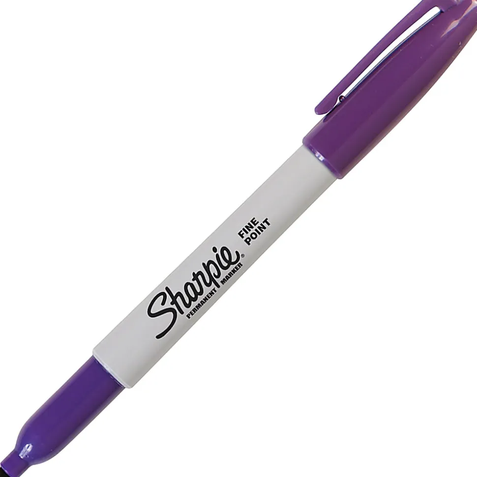 Sharpie® Permanent Fine-Point Marker, Purple, 30038