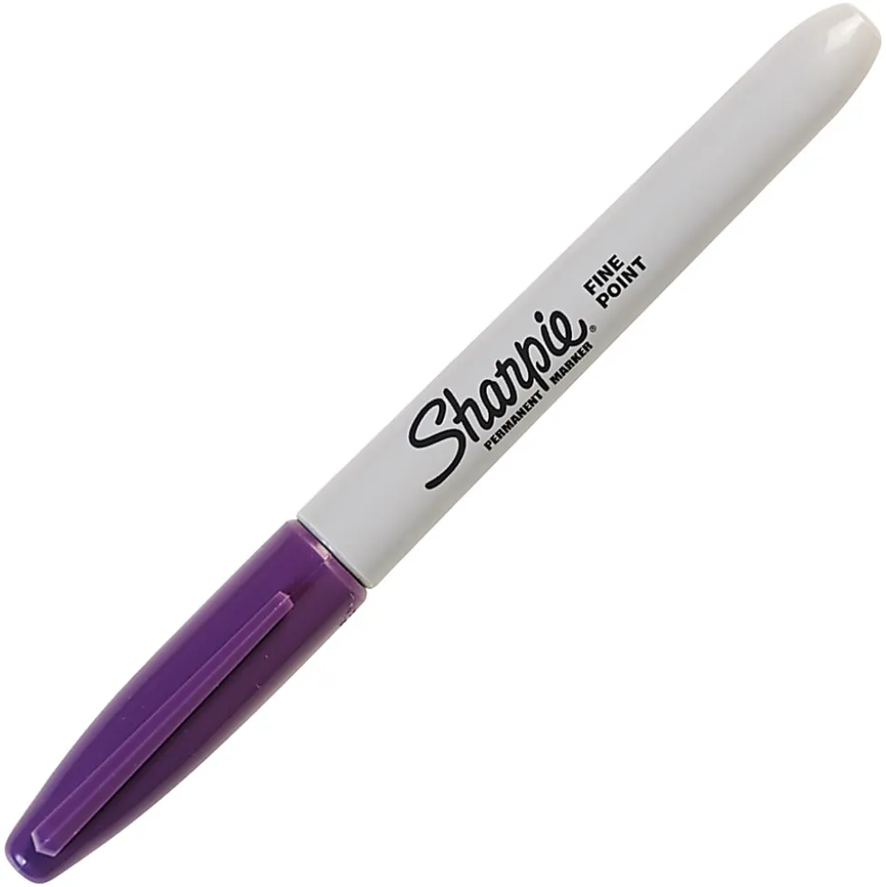 Sharpie® Permanent Fine-Point Marker, Purple, 30038