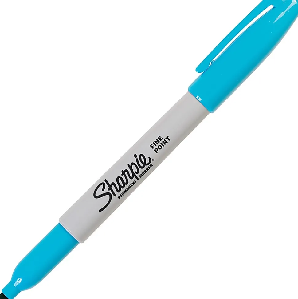 Sharpie® Permanent Fine-Point Marker, Turquoise