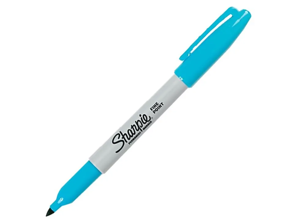 Sharpie® Permanent Fine-Point Marker, Turquoise