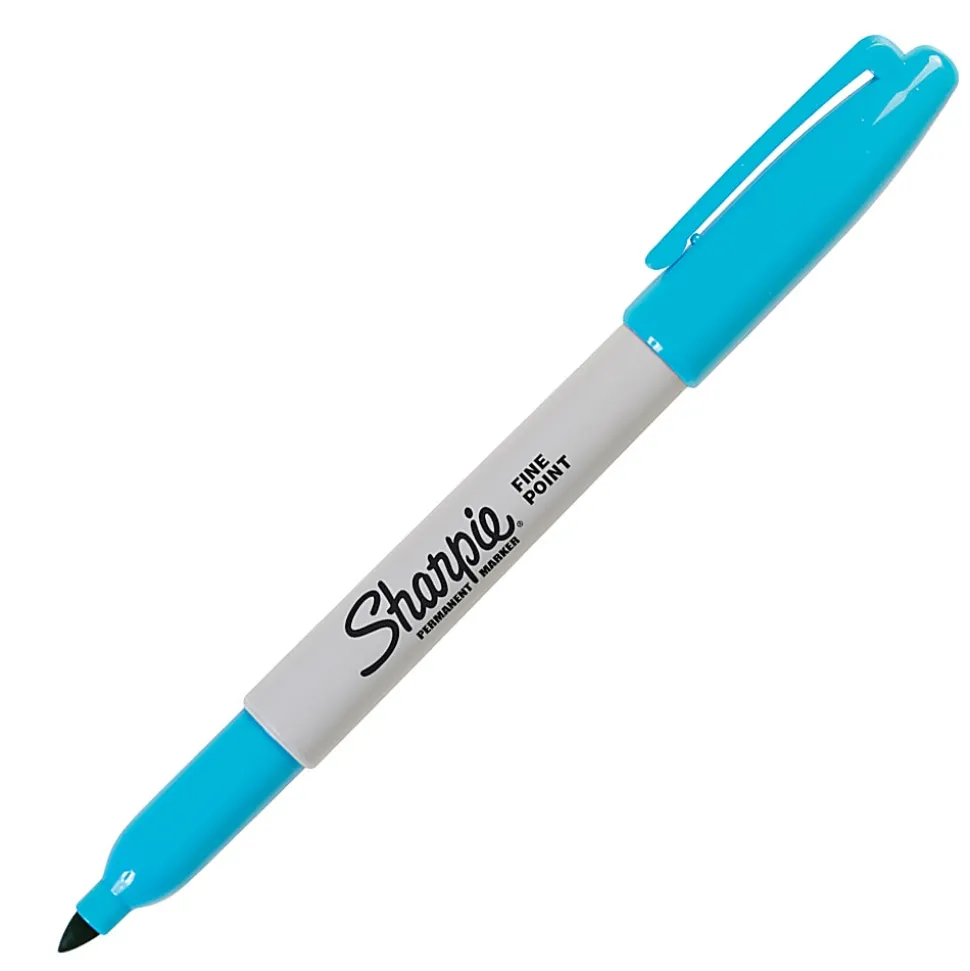 Sharpie® Permanent Fine-Point Marker, Turquoise