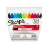Sharpie® Permanent Fine-Point Markers, Assorted Colors, Pack Of 12
