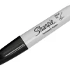 Sharpie® Permanent Markers, Chisel Tip, Gray Barrel, Black Ink, Pack Of 36 Markers